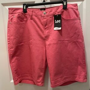 Lee Vibrant Pink Casual Shorts